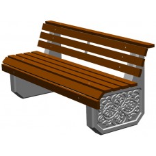 Скамейка бетонная С-1